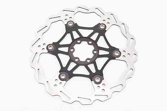 Гальмівний диск 203мм, кріпл. 6 болтів, на алюмінієвому павуку, чорний FD-01 Киев