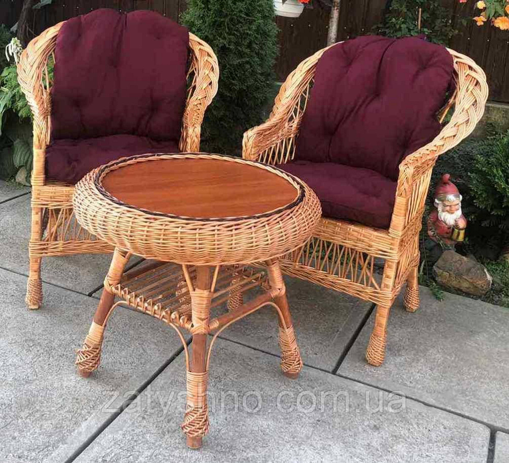 Плетеная мебель для дачи|  Мебель из лозы балконная  |мебель плетеная с подушками Киев - изображение 4