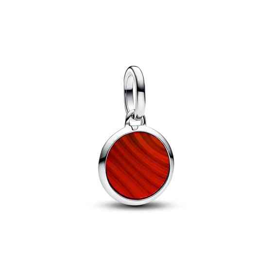 Срібна намистина Pandora Ме з червоним муранським склом 793389C01 Київ