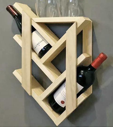 Настінна винна полиця "Когавара" бланже Миколаїв - фото 1