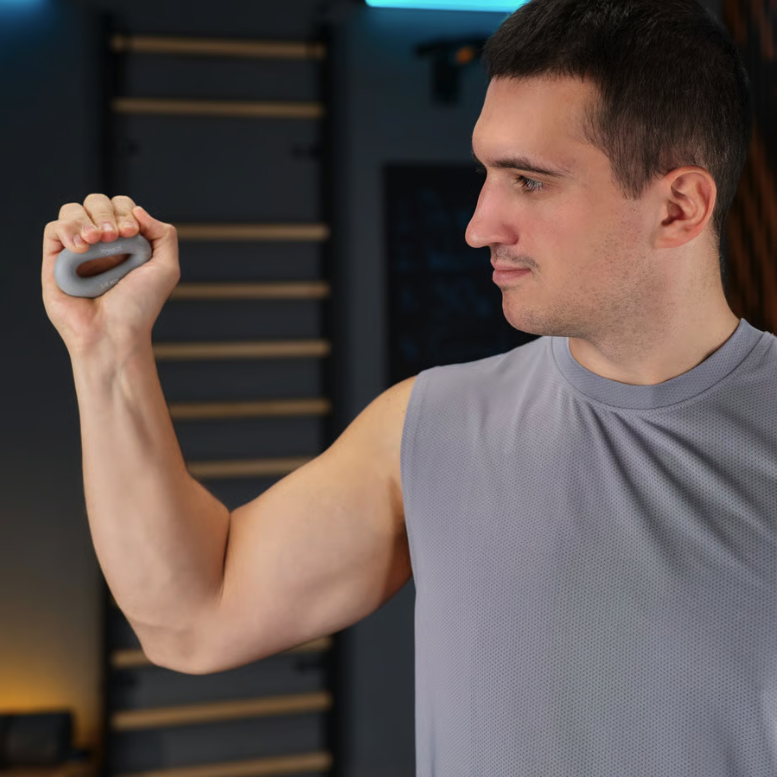 Набор силиконовых эспандеров для рук и пальцев тренировка кистей реабилитация фитнес для развития силы хвата 3 в 1 Trex Sport Киев - изображение 14