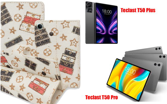 Книга-трансформер для планшета Teclast T50 Plus, T50 Pro, цвет Black Lyi White Киев