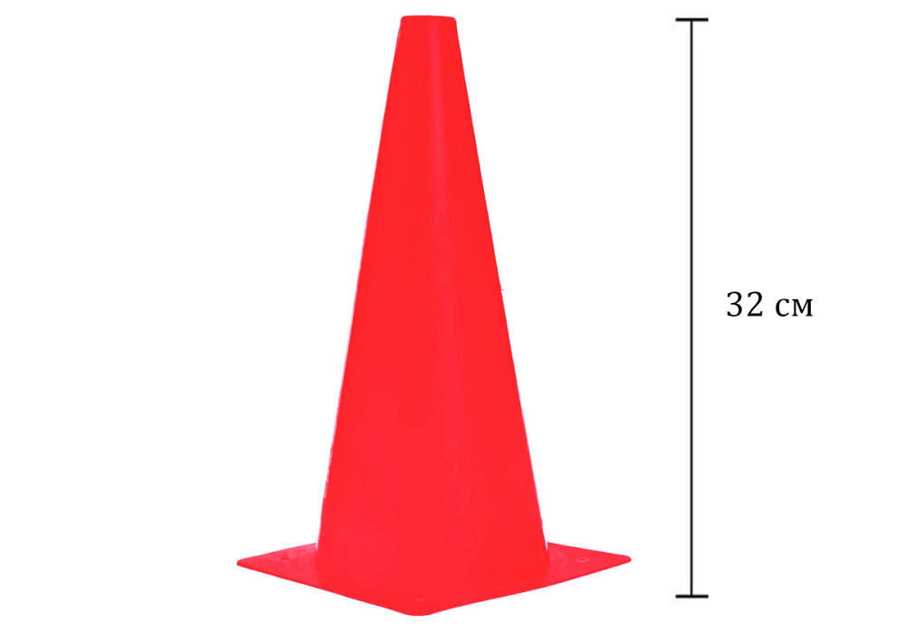 EasyFit Конус-фішка спортивна EasyFit 31 см червона Коломыя - изображение 5