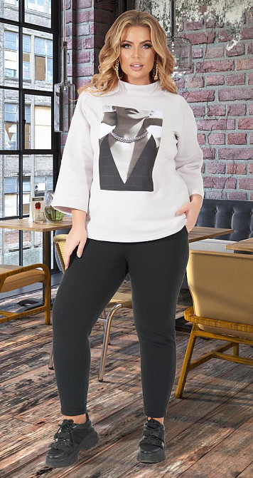 Тёплый брючный костюм большого размера Киев - изображение 1