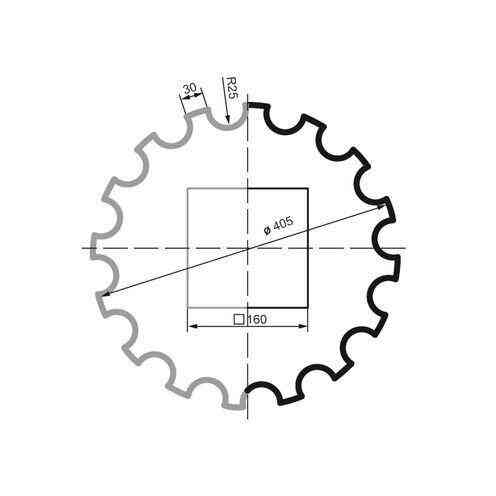Колонна фасадная Prestige Decor LC 103-21 Half Днепр