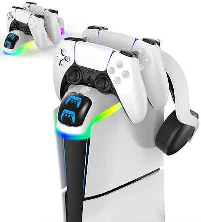 Зарядная станция для джойстиков PS5 на Slim консоль OIVO NG-P5301 Киев