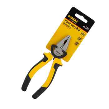 Плоскогубцы 160мм черно-желтые ручки с кусачками провода Мукачево
