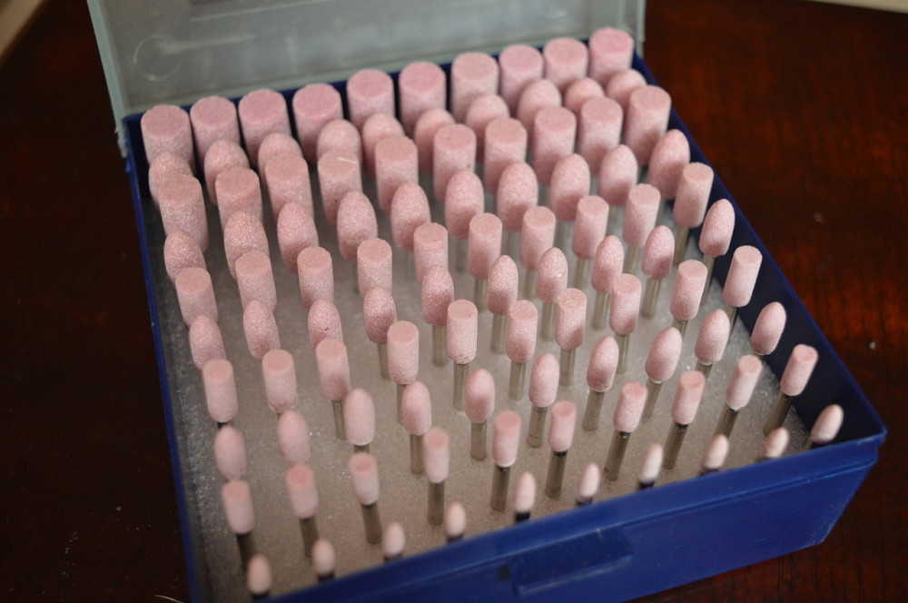 Набор шарошек для гравера 100 шт (Красные) Полтава - изображение 1