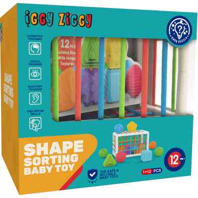 Развивающая игрушка Iggy Ziggy сортер Куб с фигурками (3858894673025) Винница