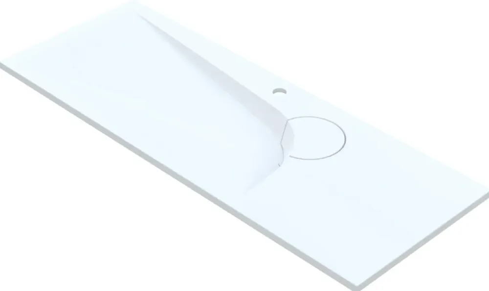 Раковина  Vayer Boomerang 90X45cm Biała (0900450053101X0) Київ - фото 1