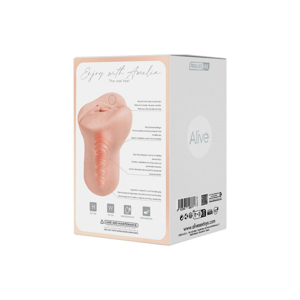 Мастурбатор-вагина Alive Amelia Super Realistic Masturbator S Flesh, реалистичный канал Sex Aura Киев - изображение 9