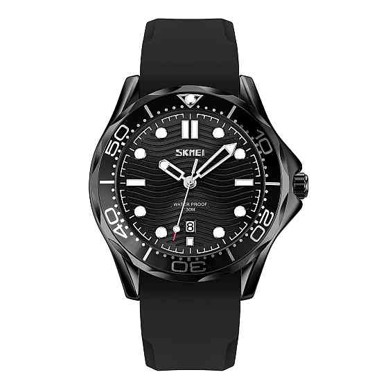 Skmei 9276PBKBK Black-Black Silicone Strap SBR Киев