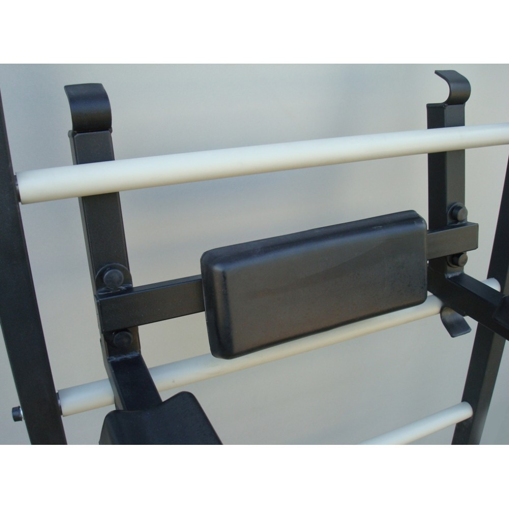 Шведская стенка передвижная Universal Grey универсальная без креплений со скамьей для пресса турник брусья Каменское - изображение 5