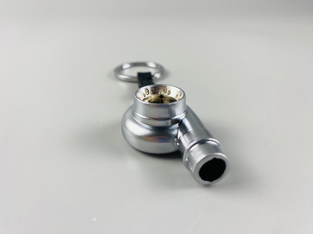 Брелок турбіна ТКР (турбокомпресор), брелок на ключі для водія ТКР сріблястий Мукачево - фото 2