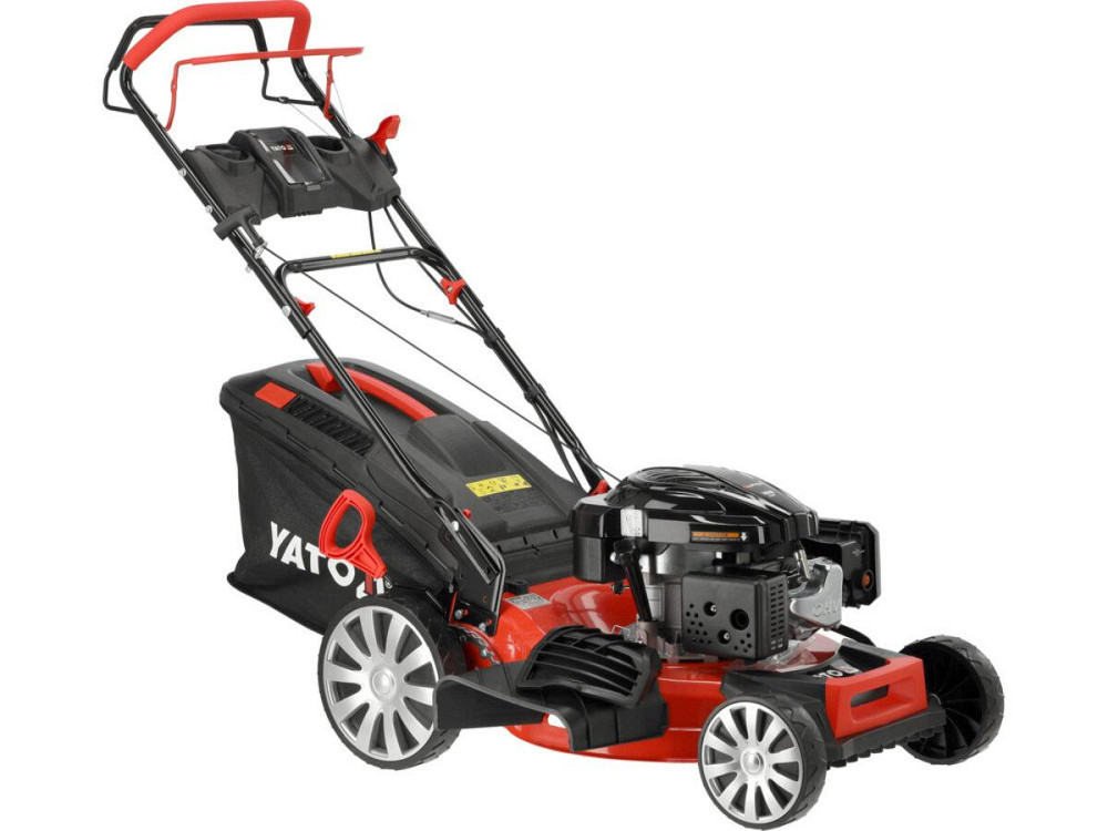Газонокосарка бензинова YATO з приводом: 3,5кВт, ширина різання: Ø= 53 см, травозбірник- 62л Одеса - фото 1