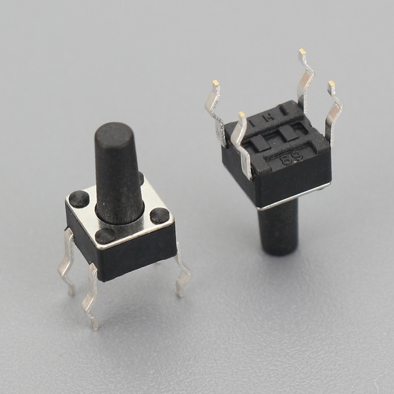 Кнопка тактова 6x6мм, 100 шт, радіодеталі Київ - фото 4