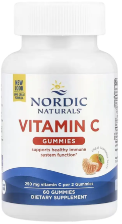Вітамін C Nordic Naturals Vitamin C 60 жов таб мандарин Київ