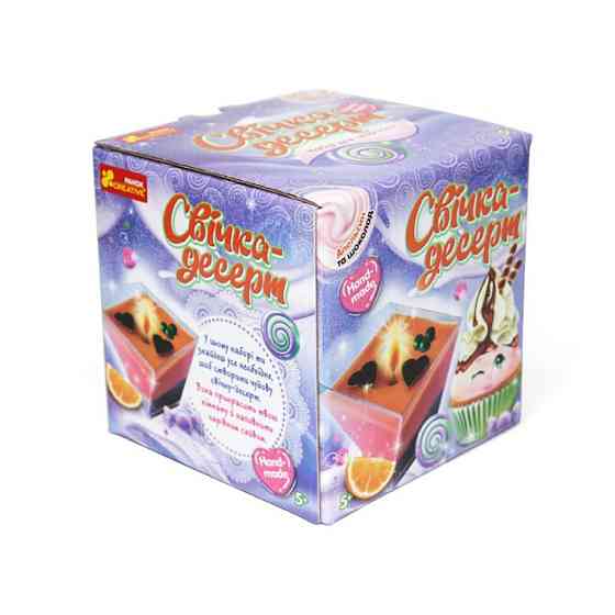 Гелева свічка-десерт "Тірамісу" 10100526 своїми руками Вінниця