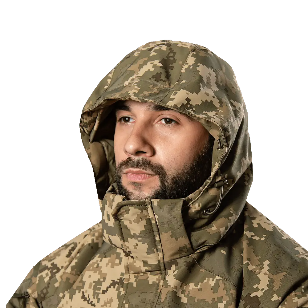 Тактическая мужская зимняя куртка Defender 7 level (Пиксель) L Киев - изображение 5