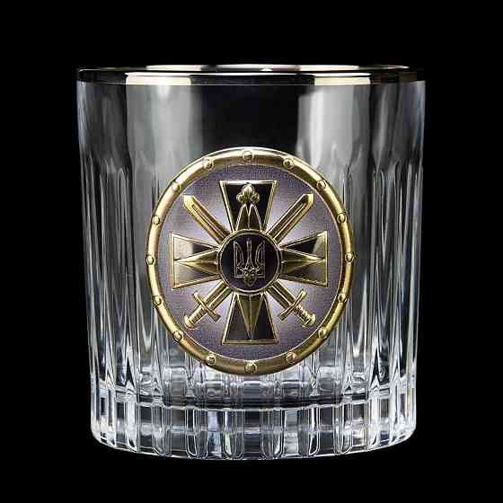 Набір для віскі "Розвідка ЗСУ" 5 предметів Boss Crystal, графін + 4 келиха Рівне