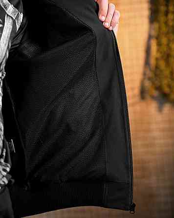 Городская Ветровка Stone island карман black 4 ДЛ7035 Киев