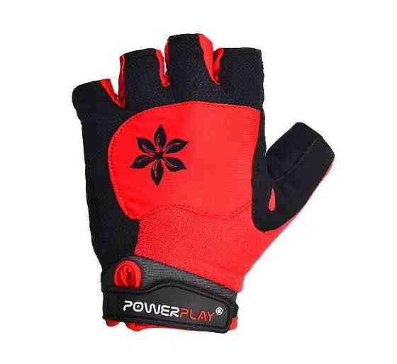 Велорукавички жіночі PowerPlay 5284 A Червоні XS Киев