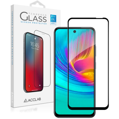 Стекло защитное ACCLAB Full Glue Infinix Smart 9 Black (1283126599293) Винница - изображение 1