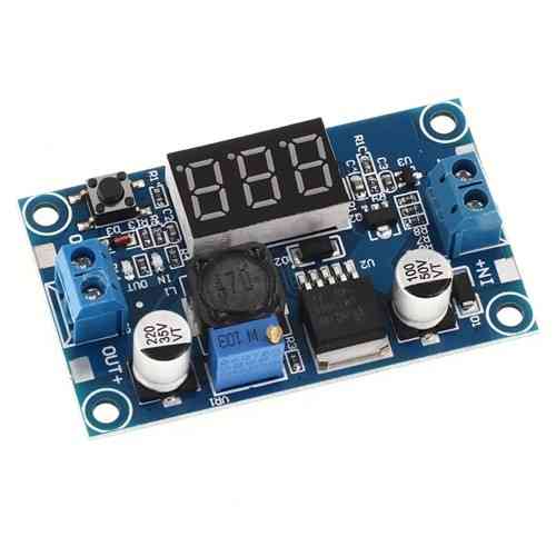 Понижающий преобразователь напряжения с вольтметром 4-40В Киев