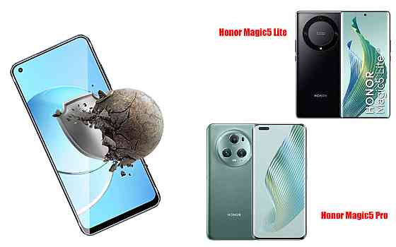 Захисне скло DefenzoGlass для Honor Magic5 Lite, Magic5 Pro – подвійна міцність Київ