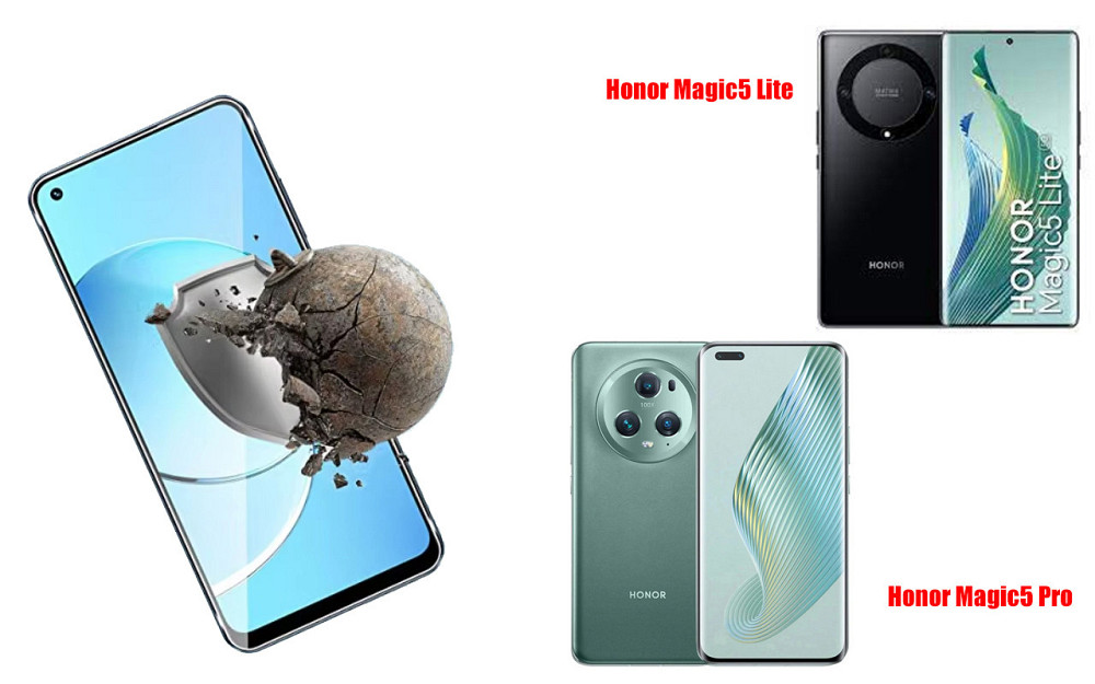 Захисне скло DefenzoGlass для Honor Magic5 Lite, Magic5 Pro – подвійна міцність Київ - фото 2