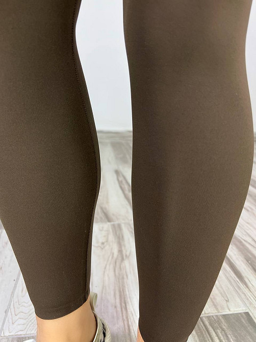 Лосины женские You are peri 1929 широкий пояс утяжка пуш ап коричневые, коричневый, L Киев - изображение 16