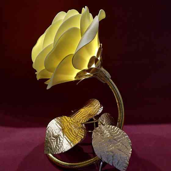 Світильник-нічник "Жовта камелія" Дніпро