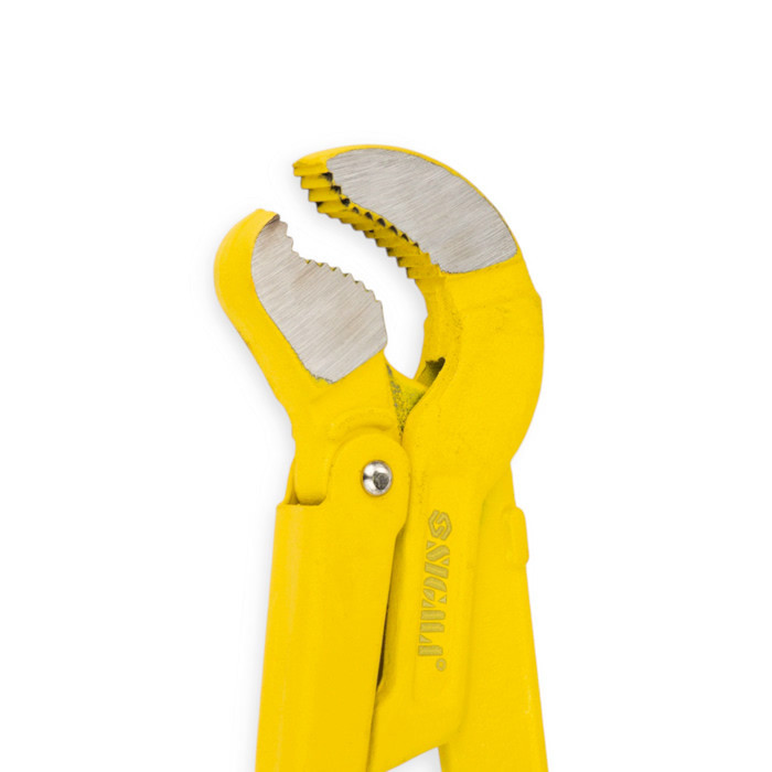 Ключ трубний важільний (газовий) S-подібні губки 1,5" (до 38 мм) CrV Мукачево - фото 2