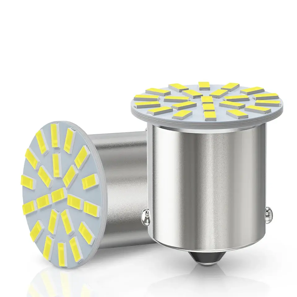 Комплект LED ламп 1156 BA15S, белый свет, 2 шт для авто Киев - изображение 6