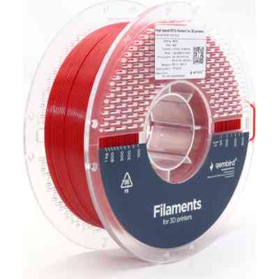 Пластик для 3D-принтера Gembird PETG High Speed, 1.75 мм, 1 кг, red (3DP-PETG1.75HY-01-R) Вінниця