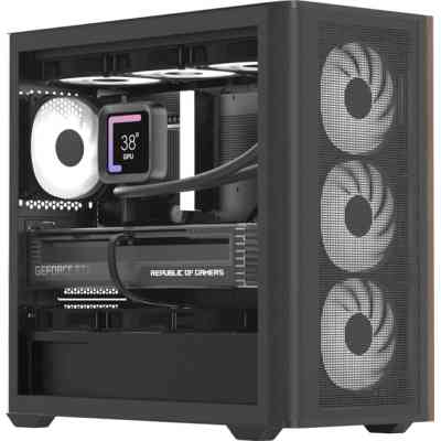 Корпус AeroCool D301A-G-BK-v2 Black (ACCS-DS03043.11) Вінниця