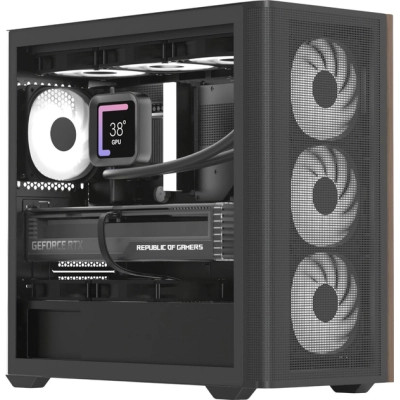 Корпус AeroCool D301A-G-BK-v2 Black (ACCS-DS03043.11) Винница - изображение 1