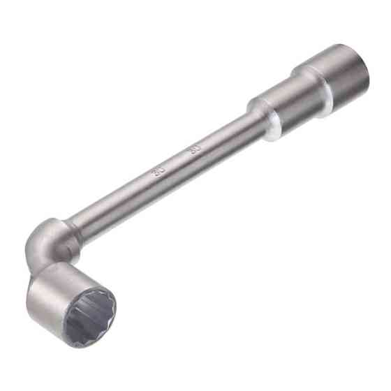 Ключ торцевой с отверстием, L-образный, 30 мм INTERTOOL HT-1630 Киев