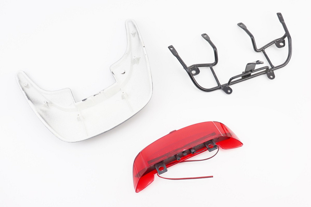 Honda DIO AF-28 пластик - "спойлер", КАРБОН +кріплення+ліхтар "спойлера" к-кт Киев - изображение 2