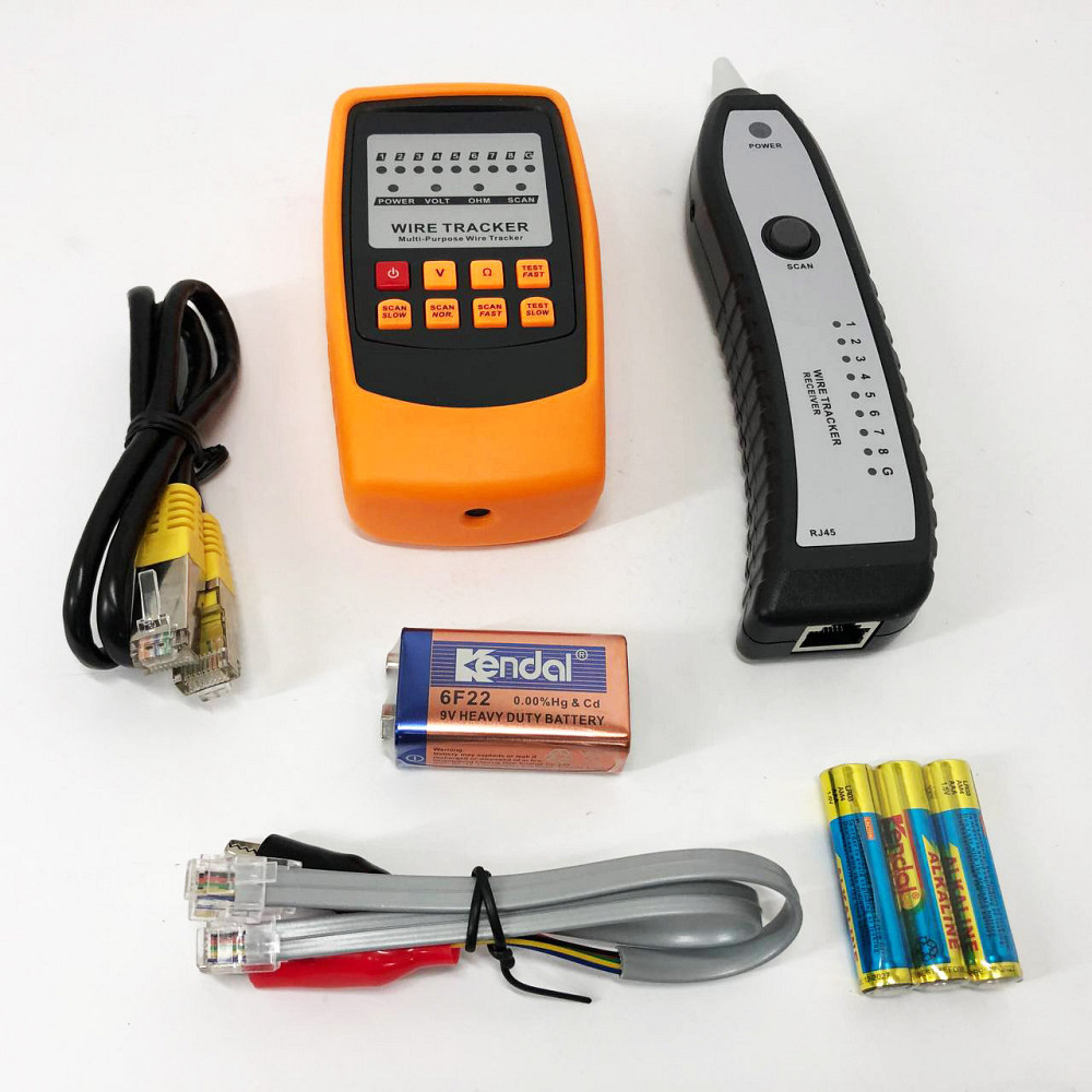 Кабельний LAN тестер трасошукач Веnеtесh GМ 6О з роз'ємами RJ-11 і RJ-45 шукач дротів індикатор проводки WU-83 Київ - фото 9