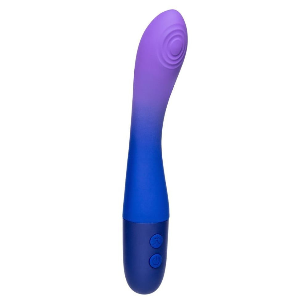Вібратор з пульсатором Every Night Toys для точки G, синьо-фіолетовий градієнт Sex Aura Київ - фото 1