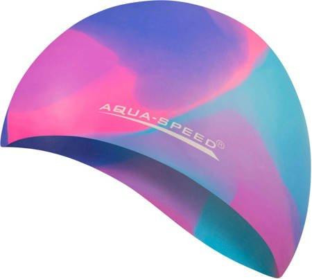Шапочка для плавания Aqua Speed BUNT113 (pink) Вишнёвое - изображение 5