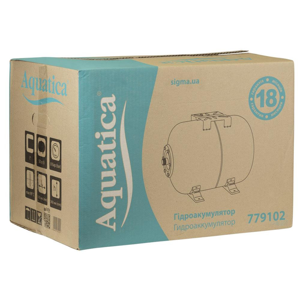 Гідроакумулятор горизонтальний 50 л тип EU AQUATICA (779102) Київ - фото 8