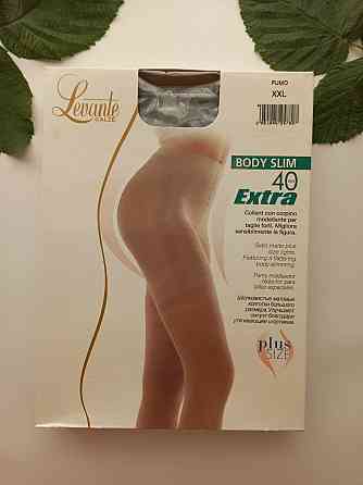 Колготи коригувальні великого розміру levante body slim 40  XXL фумо Славута
