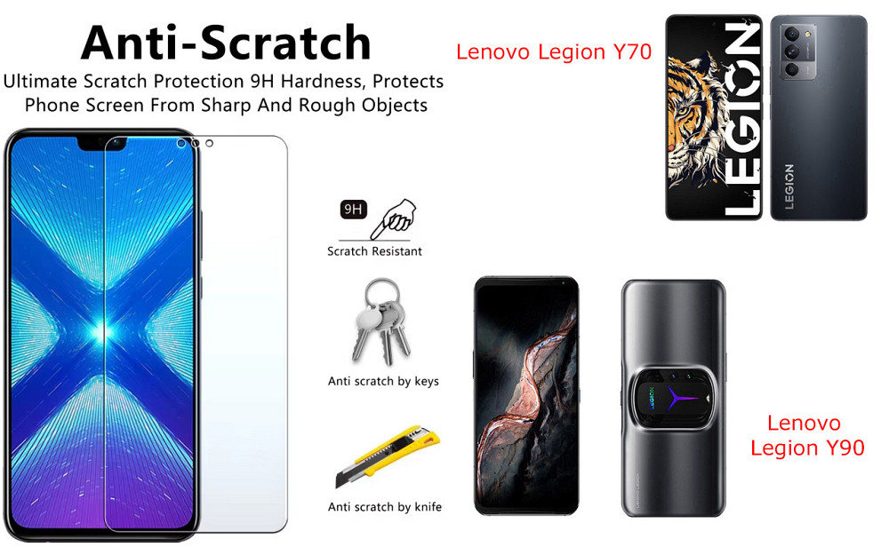Захисне скло NeoGlass для Lenovo Legion Y70, Legion Y90 – надпрозоре та стійке Київ - фото 1