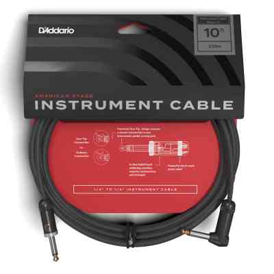 Інструментальний кабель D&apos;Addario American Stage, Right to Straight 3m (PW-AMSGRA-10) Вінниця