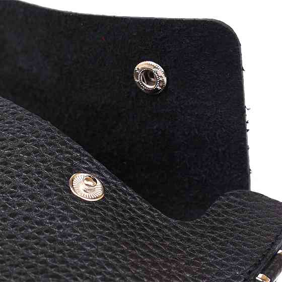 Шкіряна тревел-косметичка Чорний (SHVIGEL) Київ