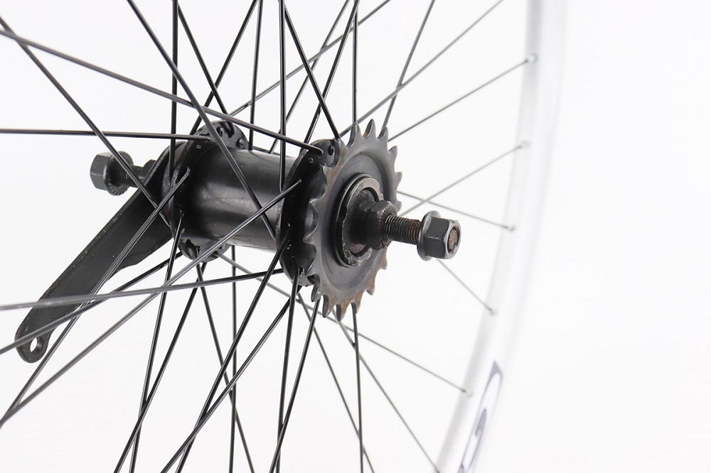 Колесо 28" заднє, обід "крапля" алюмінієвий, втулка ХВЗ черв'якова 14Gх36H, крепл. гайка, "GRAVITY" (можл. подряпини) Київ - фото 3