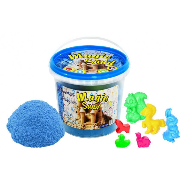 Magic sand блакитного кольору у відрі 1 кг, шт Київ - фото 1