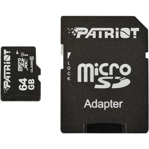 Карта пам'яті Patriot LX 64ГБ microSDXC з адаптером Київ - фото 1